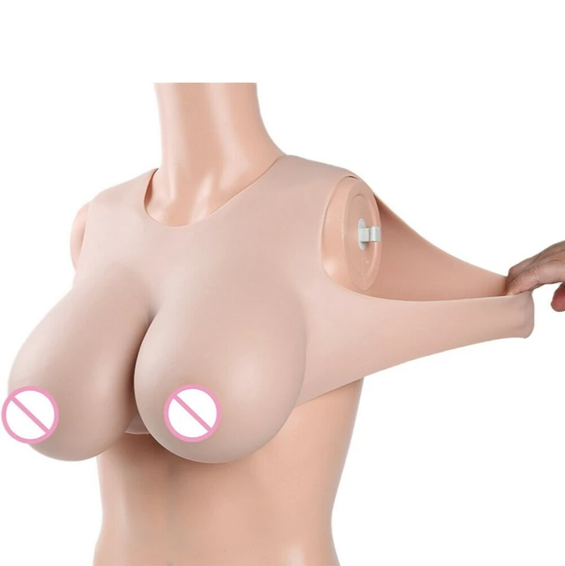 C/D/E/F/H/K Cup Artificial Realistic Silicone Breast Crossdress Transgender Drag-Queen