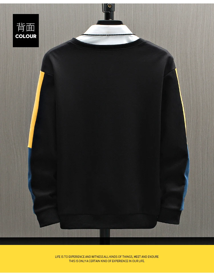 

Autumn Men Casual Sweatshirts Harajuku Letter Printed Men Oversized Hoodies 2020 Korean Man Casual Loose Pullovers