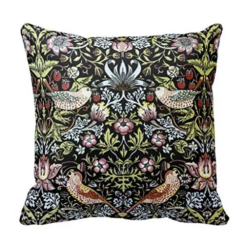 Decorative Pillow Case William Morris birds and flowers 2 Pillowcase