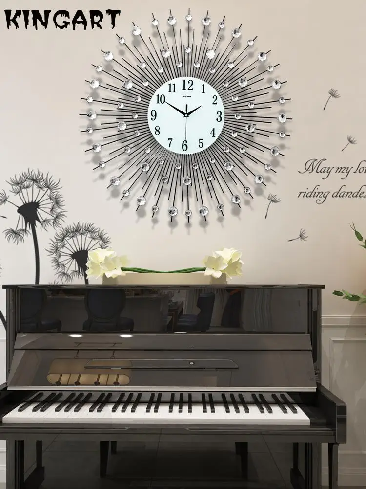 Часы настенные 3d декорация часы большие металлические украшения в современном