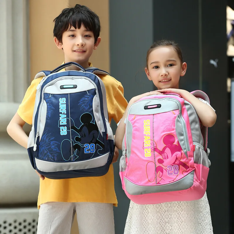 Bolsa para Adolescentes Mochila para Meninas Disney Escola Mickey Mouse Impresso Adolescentes Bakpack Estudante Meninos Meninas Lona Mochila