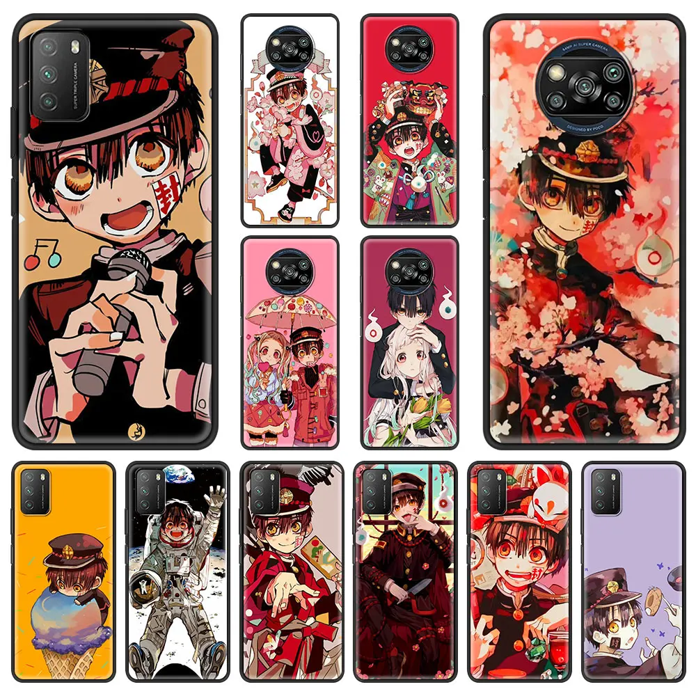 

Чехол для телефона с аниме унитазом Hanako-kun для Xiaomi Mi Poco X3 NFC M3 F3 Note 10 Lite 11 Ultra 10T Pro 5G 9T роскошный мягкий чехол