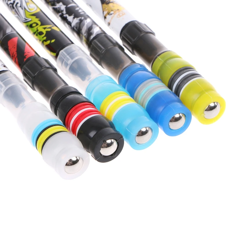 

Non Slip Coated Spinning Ballpoint Pen Rolling Finger Rotating Playing Student M5TE