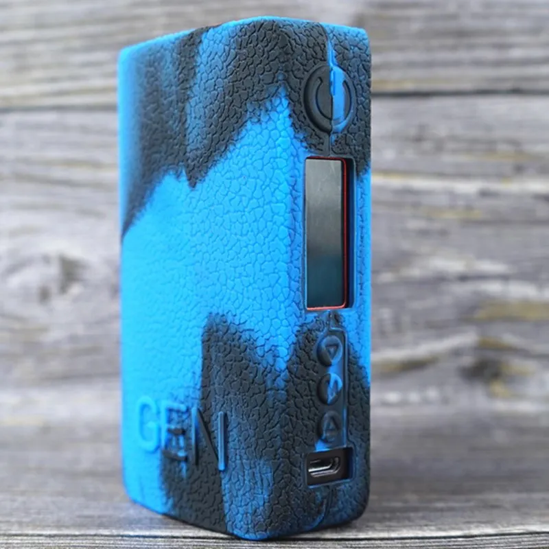 2 шт Защитный силиконовый чехол для GEN 220w pod mod kit текстура кожи Чехол резиновый