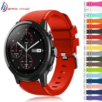 strap for xiaomi huami amazfit stratos 3 2 2s smart watch replacement watchband for huawei watch gt 2 46mm wristband accessories