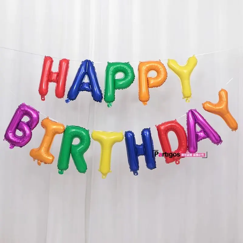 13 детских воздушных шаров с надписью 16 дюймов воздушный шар из алюминиевой