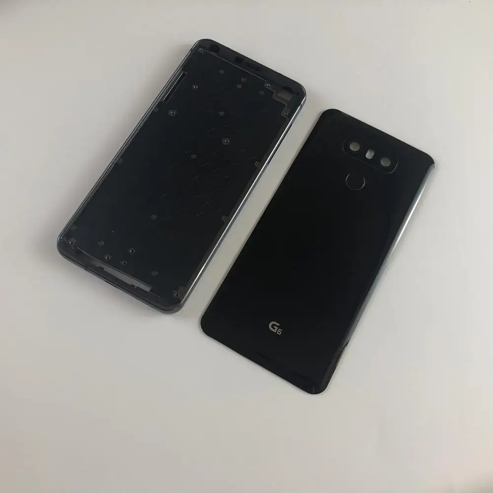 Для LG G6 LS993 US997 VS998 H870 H871 H872 H873 Корпус металлическая окантовка посередине +