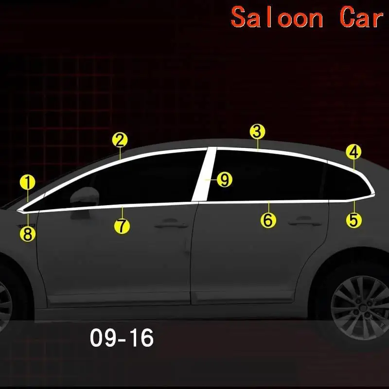 Модифицированные Automovil декоративные окна внешние части украшения автомобиля