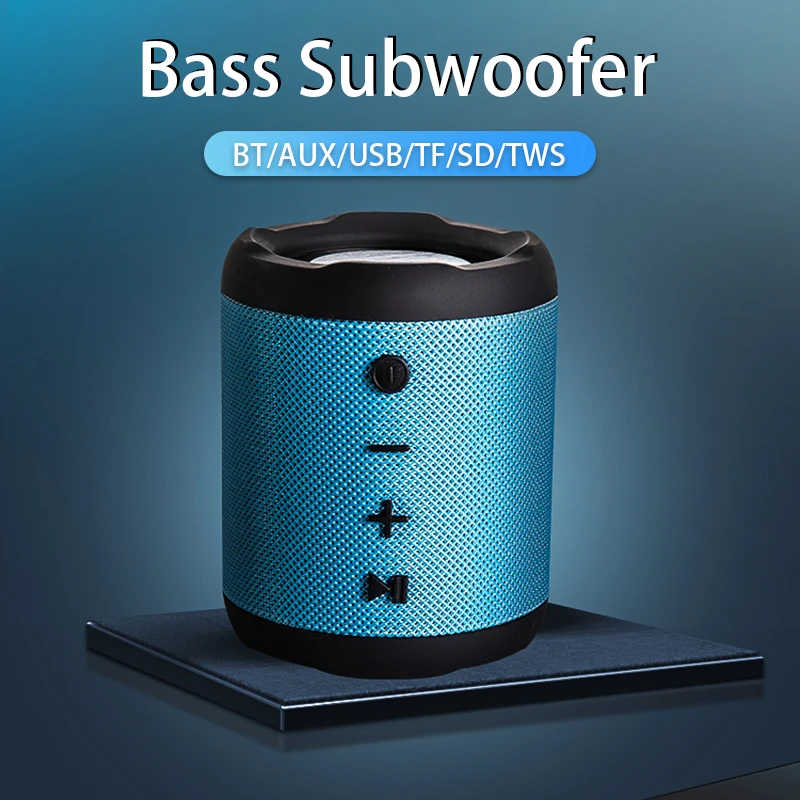 Мини Bluetooth динамик Портативный Бас Сабвуфер водонепроницаемые напольные колонки