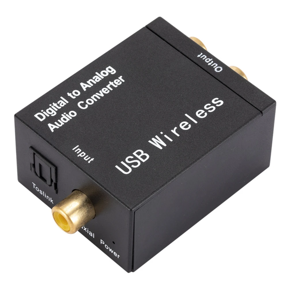 Digital to Analog Audio Converter Support Bluetooth Optical Fiber Toslink Coaxial Signal RCA R/L Decoder SPDIF DAC | Электроника