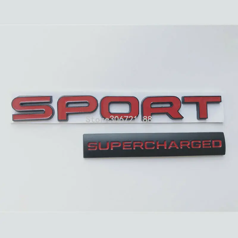 Подходит для Range Rover SPORT superвзимаемая надпись с логотипом эмблема наклейка черный