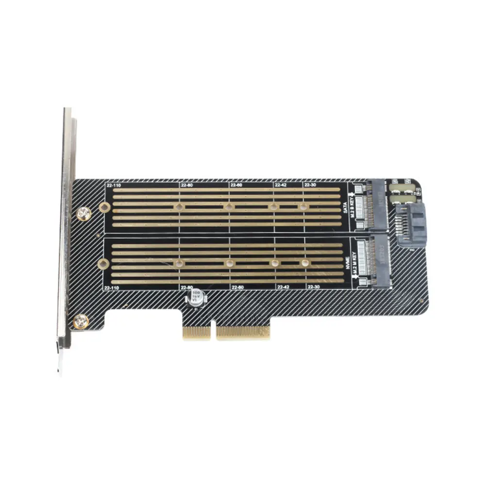 двойной m 2 pcie адаптер m 2 nvme m ключ sata b кл