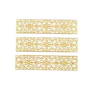 Прямоугольные коннекторы филигранные цветочные обертки 