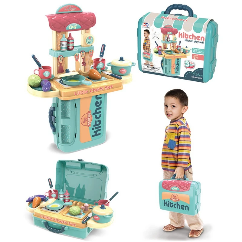 

Kids Pretend Play Simulation Toys with Suitcase Brain Toy for Children Role Play Educational Toys