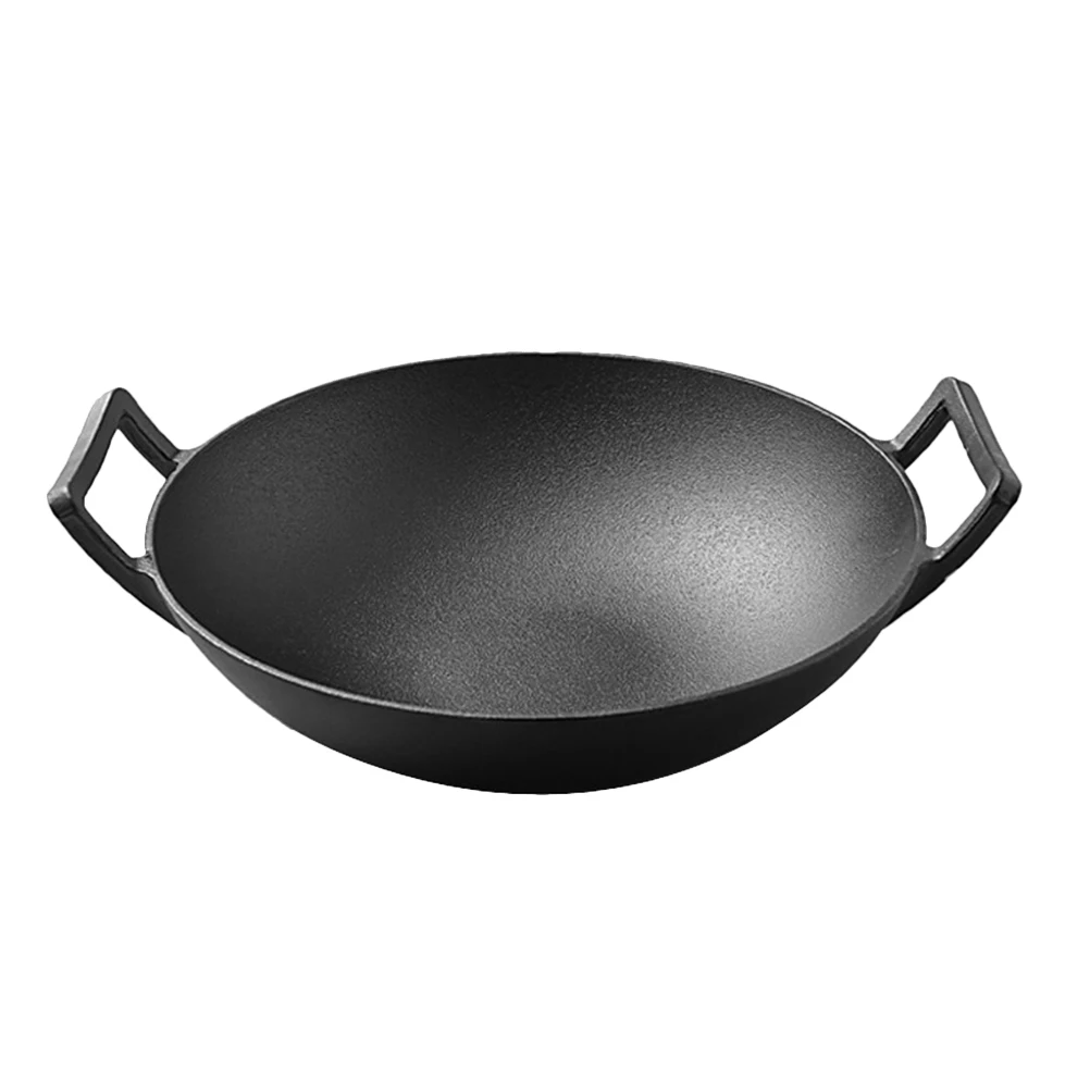 1 шт. двойная ручка кухонная посуда без крышки антипригарная круглая Нижняя