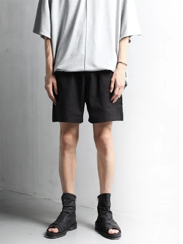 Men's Shorts Summer New Dark Straight Tube Simple Daily Leisure Comfortable Sport Neutral Loose Large Size Shorts
