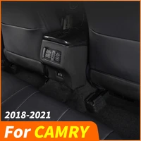 seat kick pad rear exhaust vent accessories for toyota camry 8th xv70 2018 2019 2020 2021 car accessories refit
