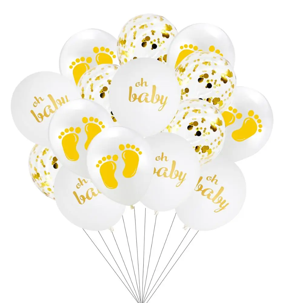 Мальчик девочка детские ступни телефон розовый синий детский праздничный шар