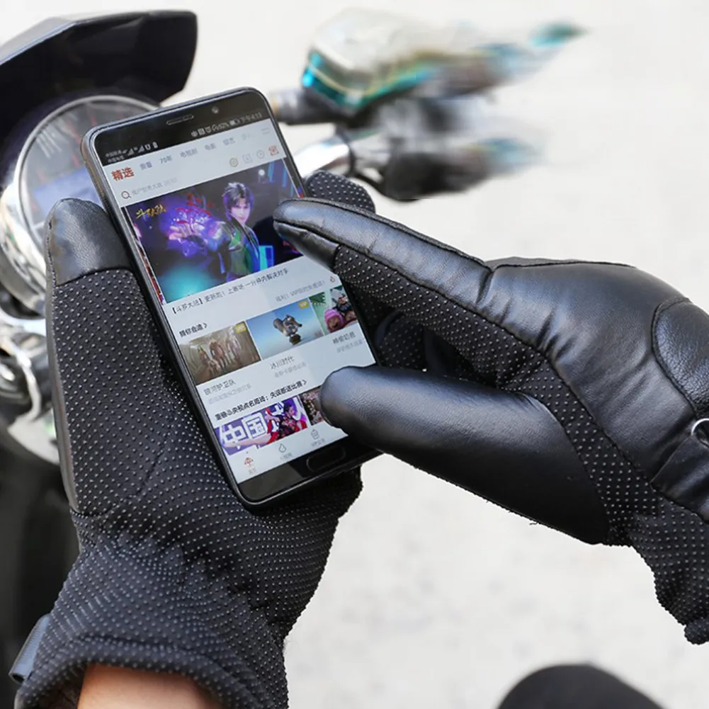 

1pair USB Heating Motorcycle Electric Car Winter Riding Windproof Warm Gloves Anti-skid Driving Skiing Climbing Warm Glove