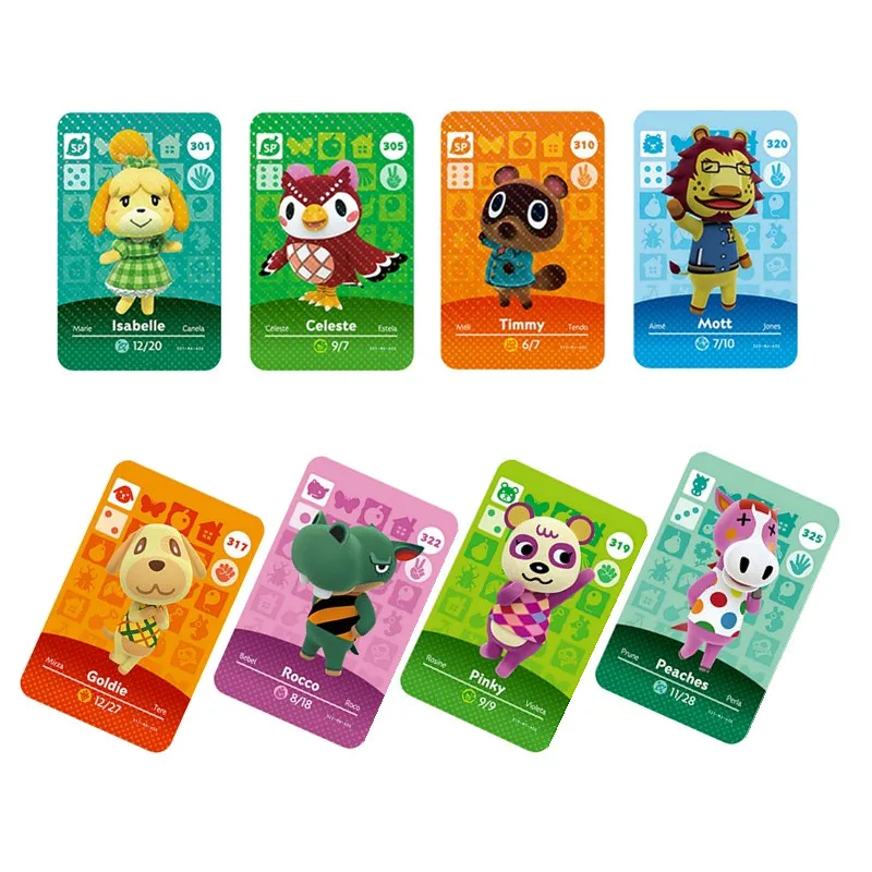 Переходная карта с 301 на 325 животных Amiibo карты NFC для nintendo switch NS Games Series 4|Карты