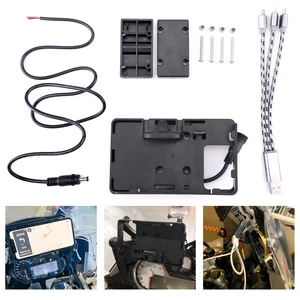 artudatech for bmw r1200gs adv f700gs f800gs mobile phone navigation bracket motorcycle usb charging 12mm mount motor parts free global shipping