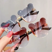 kids sunglasses bear shape children glasses trendy girls boys sun glasses cartoon eyeglasses shades driver goggles accessories