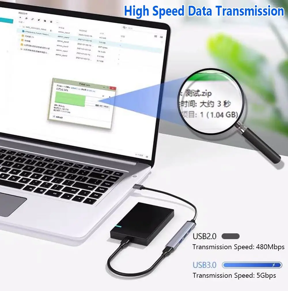 Разветвитель-расширитель USB Type-C на 30 4 порта | Компьютеры и офис