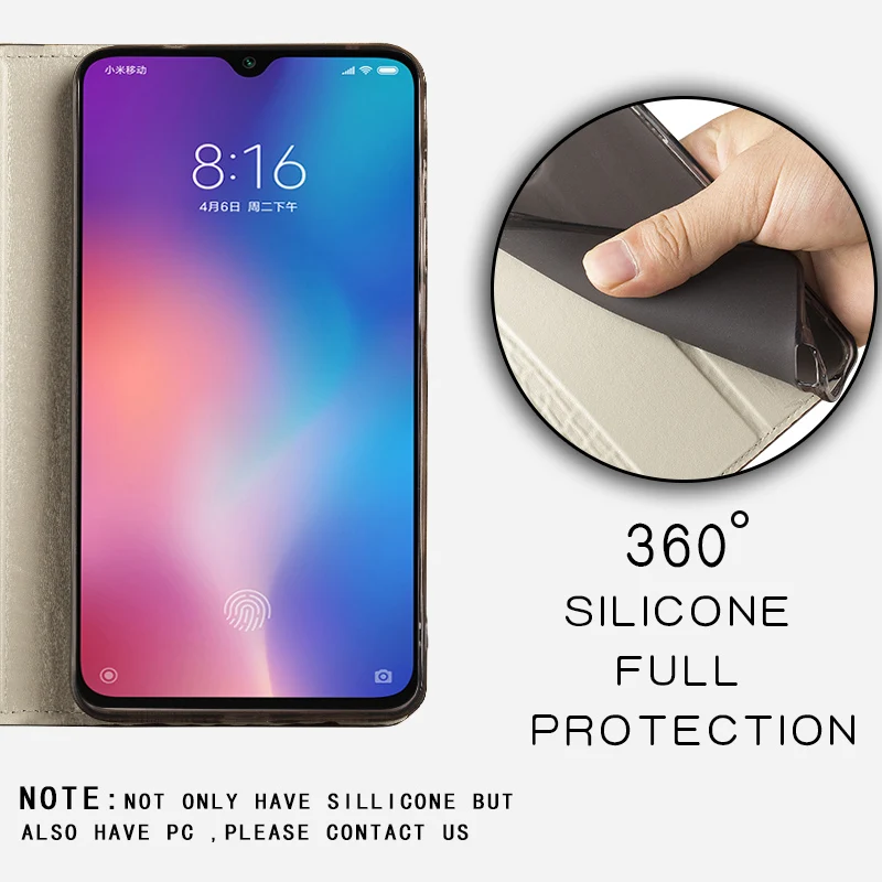 Чехол-книжка для Xiaomi Redmi Note 9S 9 8 8T 8A 7 7A 6 6A 5 5A 10X K30 Poco F1 X2 X3 F2 Pro кожаный | Мобильные