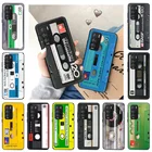 Классическая старая кассета лента Черная мягкая фотопленка для Realme 8 6 7 X7 Pro GT Neo V13 V15 C15 C21 Y C20 A C11 C25 GT Master Обложка