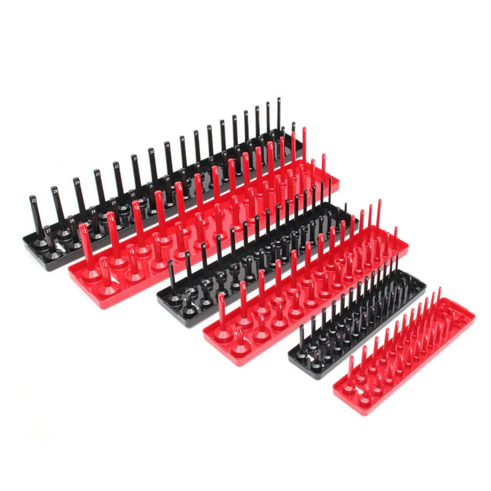 6 шт. держатель лотка для инструментов хранения 1/4/3/8/1/2 привода|Розетки| |