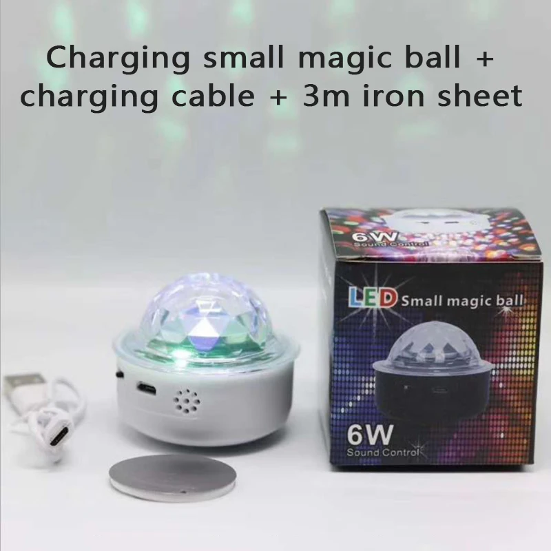 

RGB Color Mini Car Stage Light 3W Portable LED Effect Lights for Disco Family Party Holiday Effect Lamp Recharge Laser Light