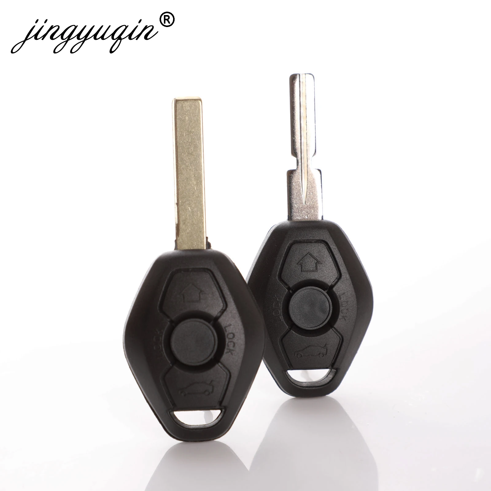 Bilchave 10 шт. 3 кнопки дистанционного ключа оболочки подходит для BMW 1 5 6 7 серия Z3 Z4 X3 X5