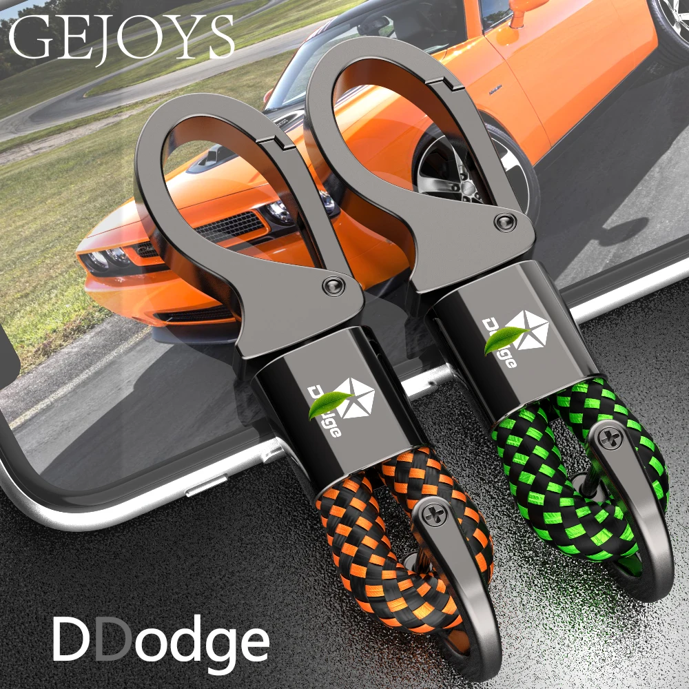 

GEJOYS Key Chain DODGE Keychain For Dodge Challenger Avenger SXT Caliber Nitro RAM 1500 2500 Car Parts DODGE Accessories Keyring