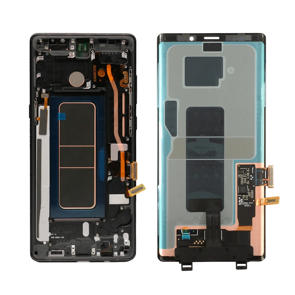 Для samsung Galaxy Note 9 ЖК сенсорный экран дигитайзер в сборе для samsung Note9 дисплей с рамкой Замена SM-N960