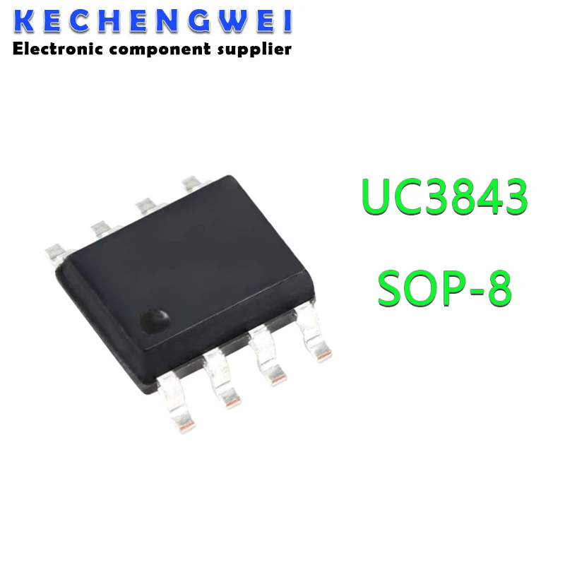 10 шт. UC3843 SOP8 3843B SOP UC3843B UC3843A SOP-8 3843 SMD новый и оригинальный чипсет IC