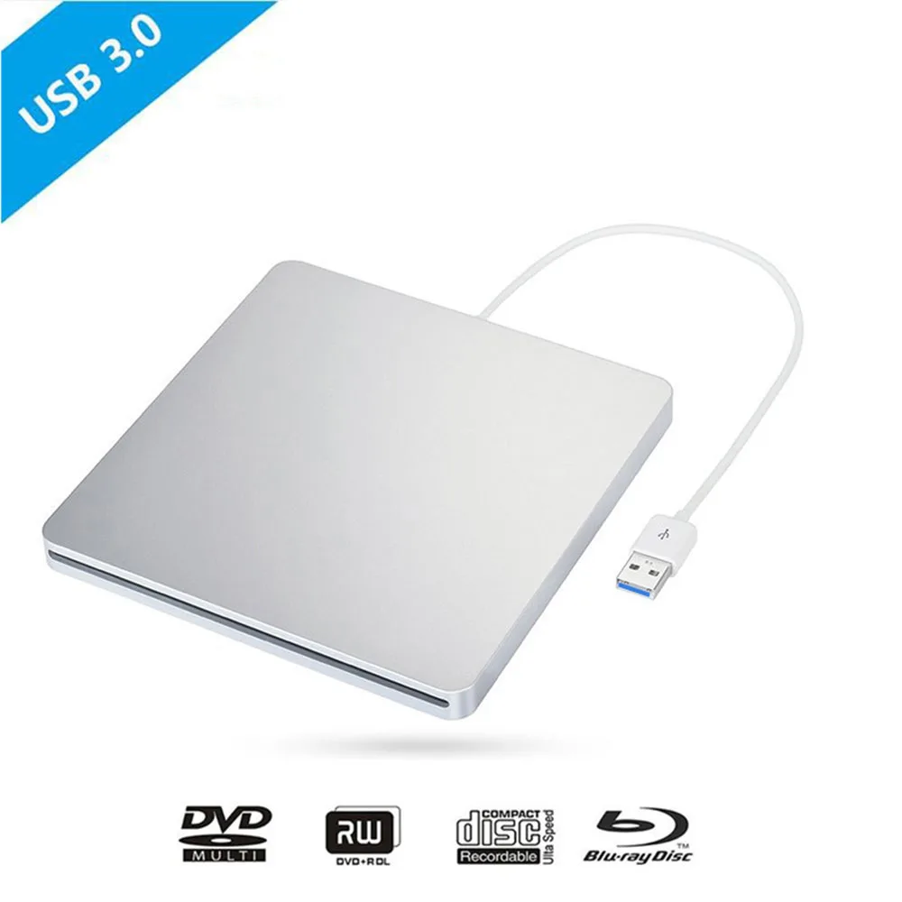 Slot-in BlurayBurner USB 3,0 Bluray привод BD-RW записывающее устройство CD/DVD rom Оптический привод Портативный Внешний Blu ray плеер для hp ноутбук компьютер Apple - Цвет: Slot-in BlurayBurner