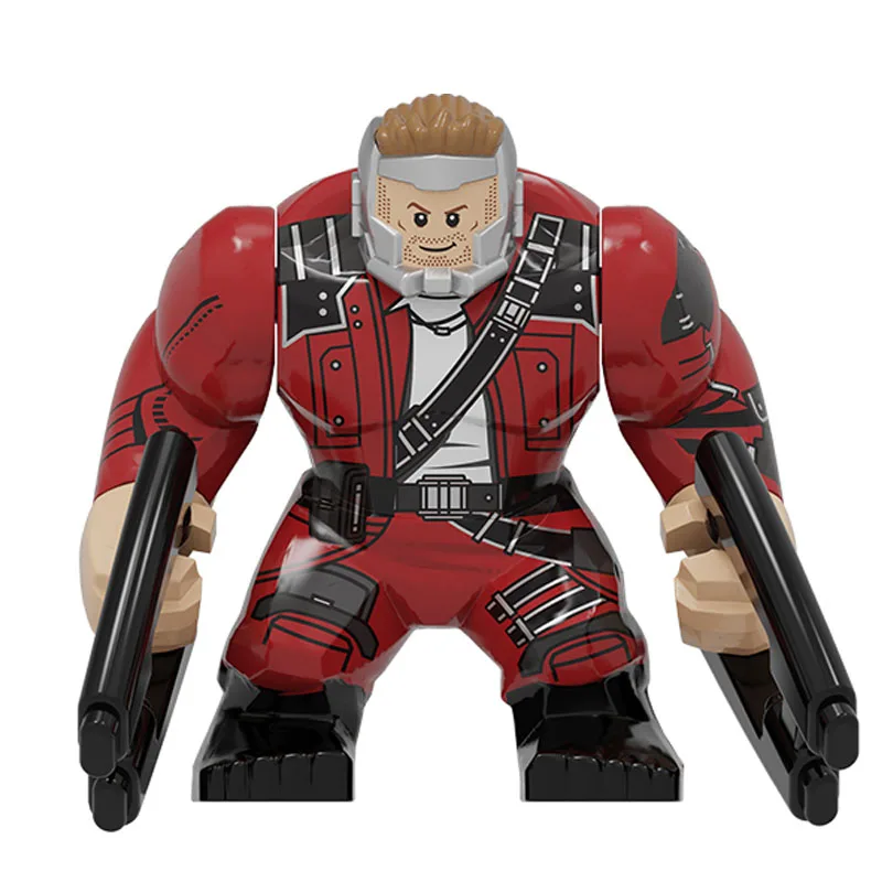 Marvel стражи Галактики Грут Звездный лорд фантастические четыре фигурки Блоки