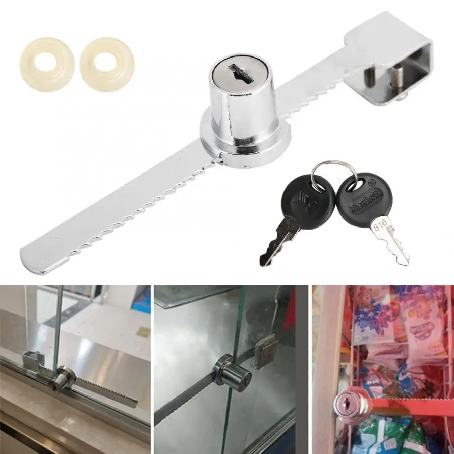 2 шт. хромированные раздвижные дверные замки из цинкового сплава|Электрический
