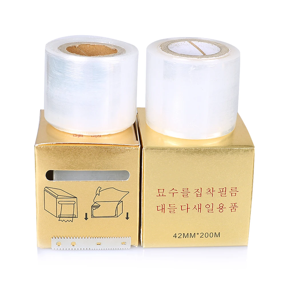 Пленка для тату прозрачная пластиковая пленка микроблейдинга 42 мм * 200 м