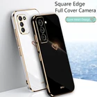 Чехол для телефона с квадратным зеркальным покрытием Love Heart для Samsung Galaxy S20 S21 Plus Ultra S20 Fe Fan Edition S 21 20 S20Fe