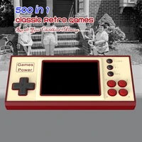 pocket handheld game console 12 person 128mb built in 500 classic games mini game player with rechargeable 1000mah battery hd