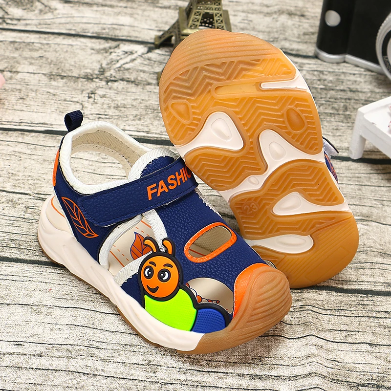 Детская обувь с закрытым носком брендовые ортопедические сандалии из