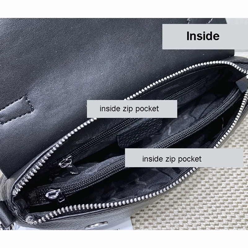 Женская модная сумка с клапаном женская через плечо из натуральной коровьей кожи