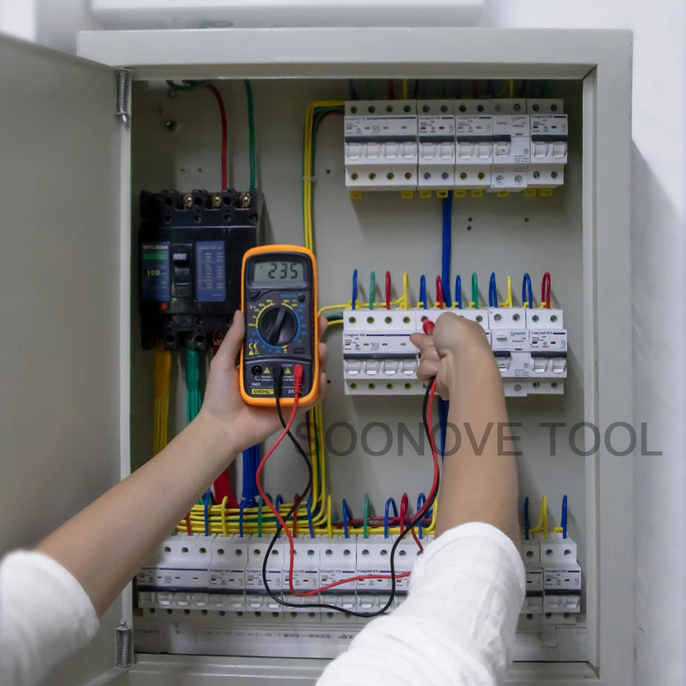 ANENG AN830L портативный Высокоточный Ручной цифровой дисплей мультиметр с ЖК