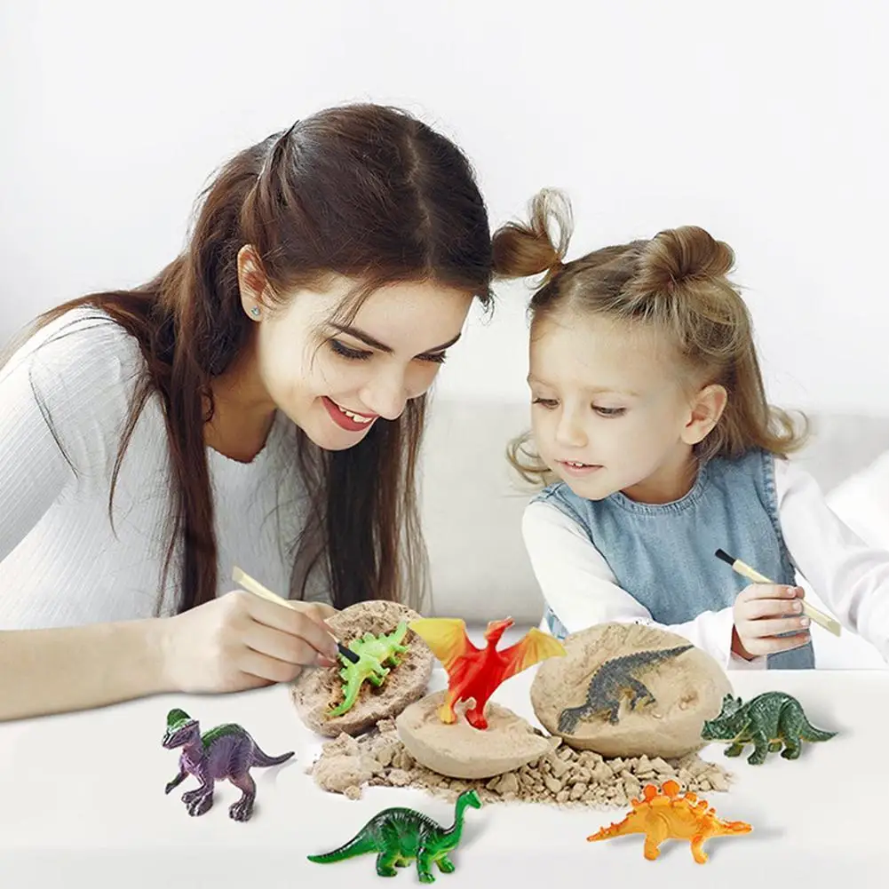 

Пасхальное яйцо динозавра, археологические раскопки, детская игрушка «сделай сам» для обучения детей, дневной фотоподарок B2u8