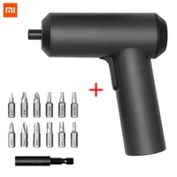 xiaomi mijia wireless chargeable screwdriver 3 6v 2000mah li lon 5n m electric screwdriver with 12pcs s2 screw bits for home