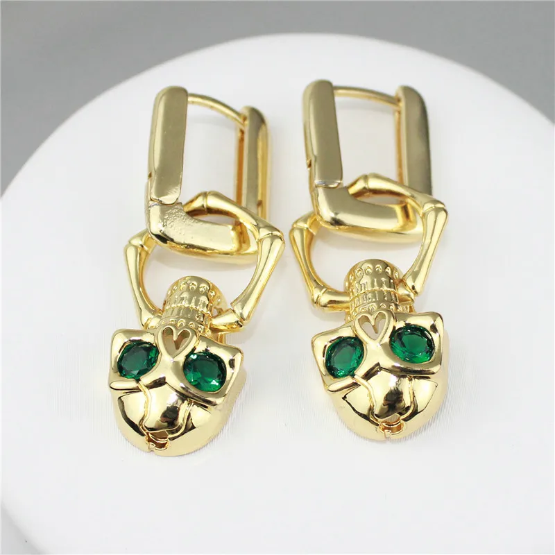 5 пара/лот Модные cz серьги в виде красочного черепа форма фианит компонент