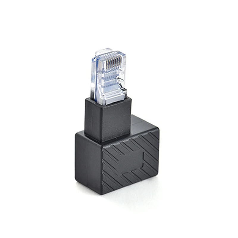 

90 Degree 270 Degree Up Down Left Right Multi-angle RJ45 Male To Female Lan
