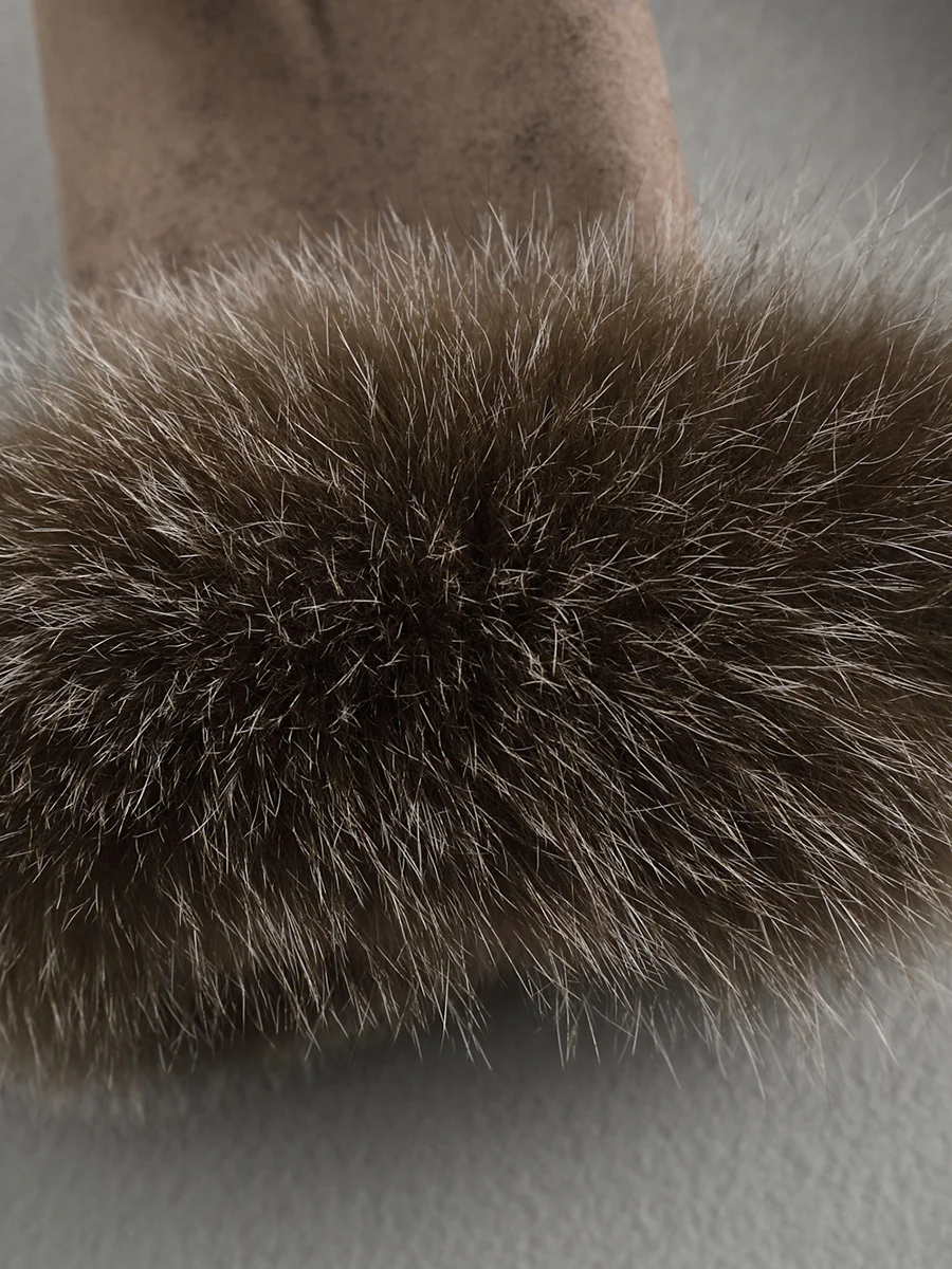 

JCHB 2021 Women's Rabbit Fur Coat Female Winter Clothes Women Long Coats and Jackets Real Fox Rur Collar Mujeres Abrigos 1210 P