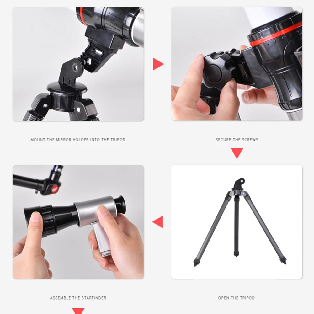 Астрономический телескоп с 3 окулярами Монокуляр двойного назначения для